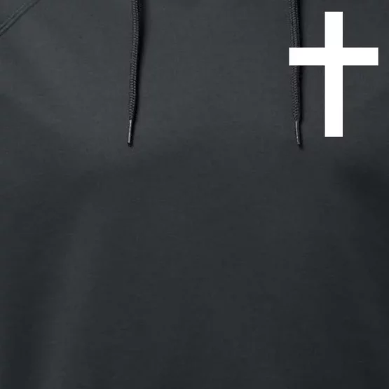 Pocket Cross Logo Performance Fleece Hoodie