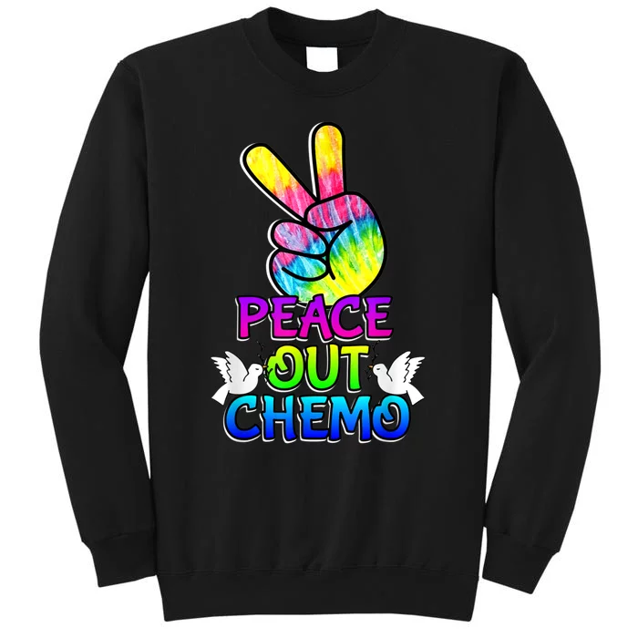 PeaceOut Chemo Last Day Of Chemo End Chemotherapy Cancer Sweatshirt