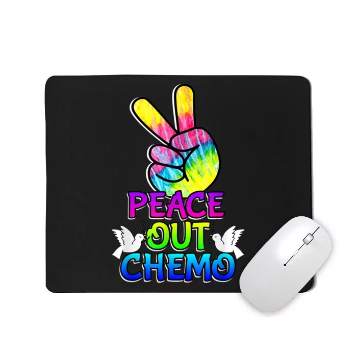 PeaceOut Chemo Last Day Of Chemo End Chemotherapy Cancer Mousepad