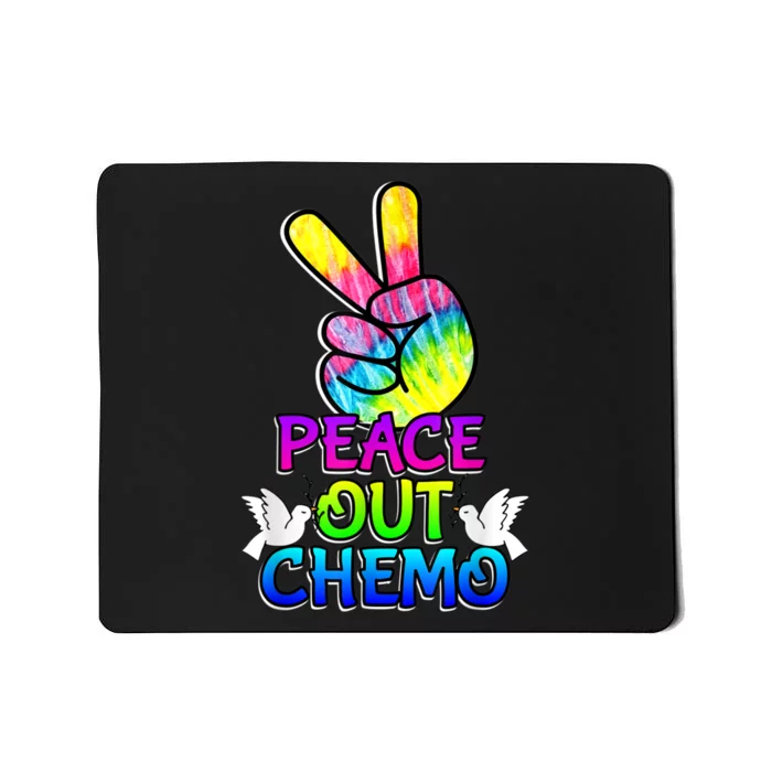 PeaceOut Chemo Last Day Of Chemo End Chemotherapy Cancer Mousepad