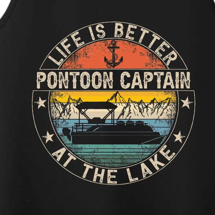 Pontoon Captain Life Is Better At The Lake Performance Tank