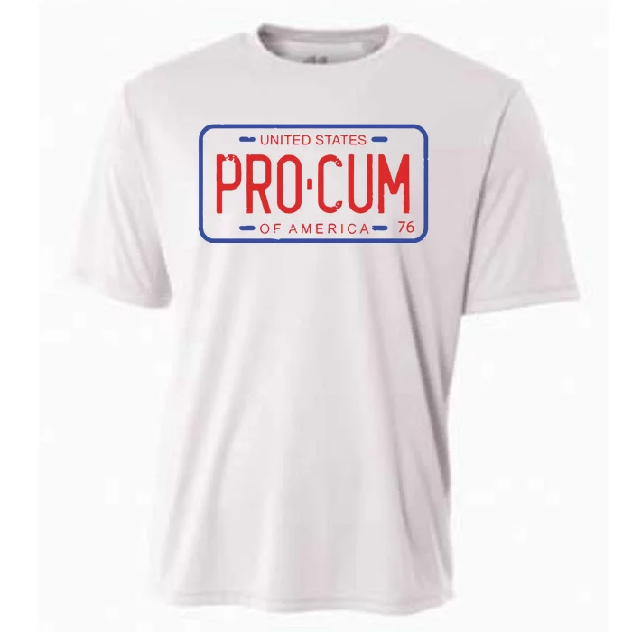 Pro Cum License Plate Cooling Performance Crew T-Shirt