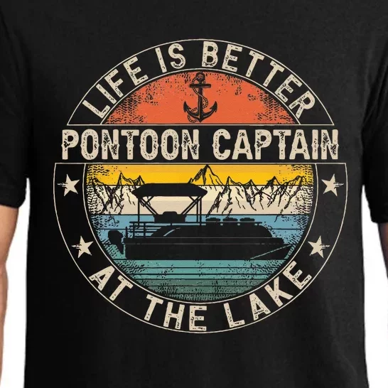 Pontoon Captain Life Is Better At The Lake Pajama Set