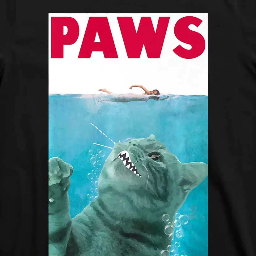 PAWS Cat Lover Funny Gift T-Shirt