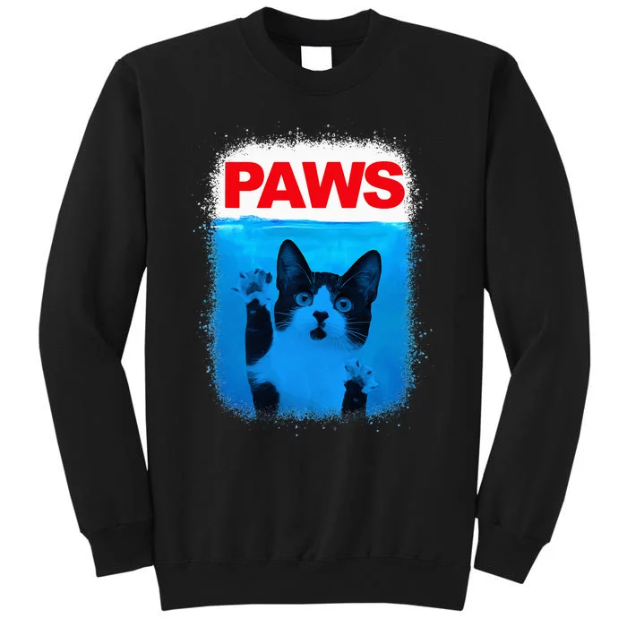 Paws Cat Meme Humor Sweatshirt