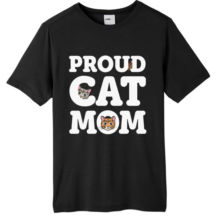 Proud Cat Mom Mother of Kittens Kitty Super pi day ChromaSoft Performance T-Shirt