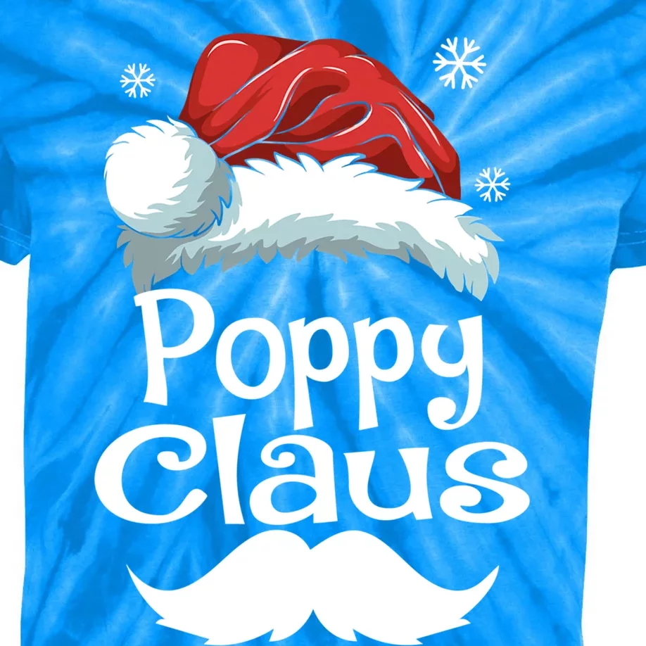 Poppy Claus Matching Family Christmas Pajamas Xmas Santa Gift Kids Tie-Dye T-Shirt