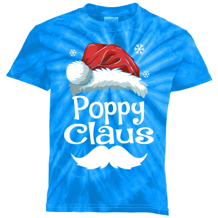 Poppy Claus Matching Family Christmas Pajamas Xmas Santa Gift Kids Tie-Dye T-Shirt