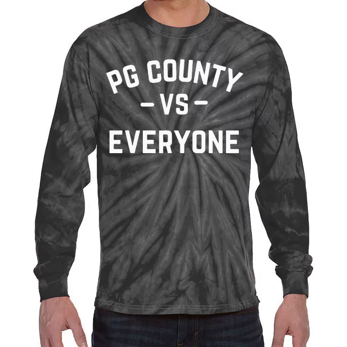 PG County Maryland Prince Georges County Tie-Dye Long Sleeve Shirt