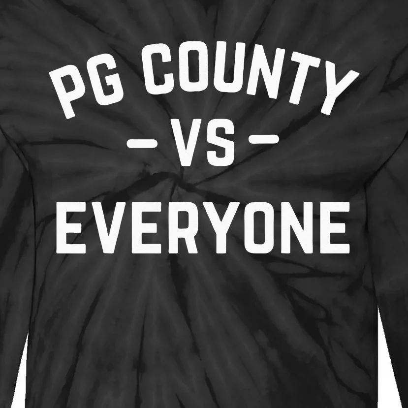 PG County Maryland Prince Georges County Tie-Dye Long Sleeve Shirt