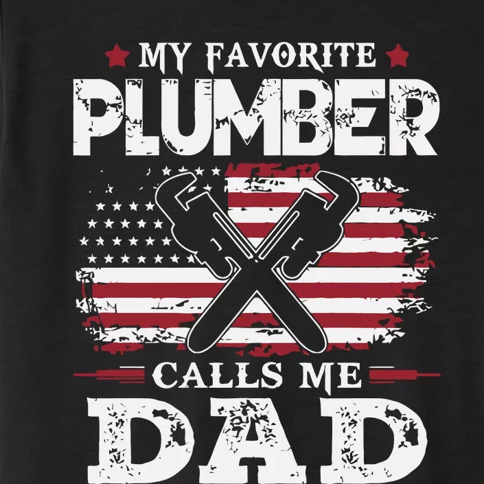 Plumer Calls Me Dad Father's Day ChromaSoft Performance T-Shirt