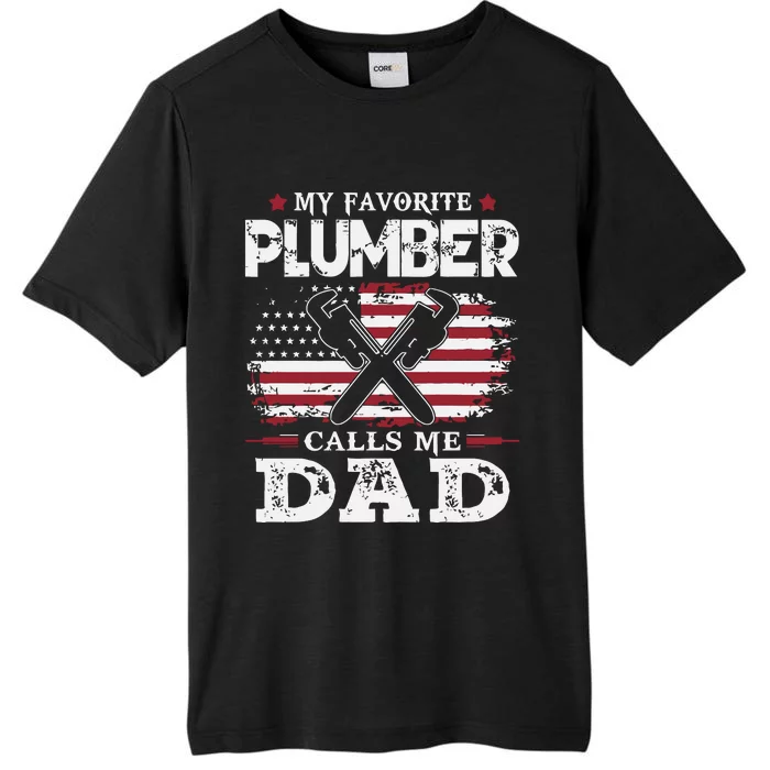 Plumer Calls Me Dad Father's Day ChromaSoft Performance T-Shirt