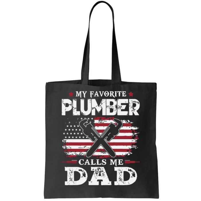 Plumer Calls Me Dad Father's Day Tote Bag