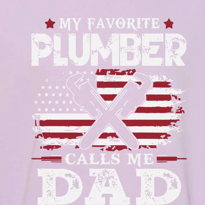 Plumer Calls Me Dad Father's Day Garment-Dyed Sweatshirt