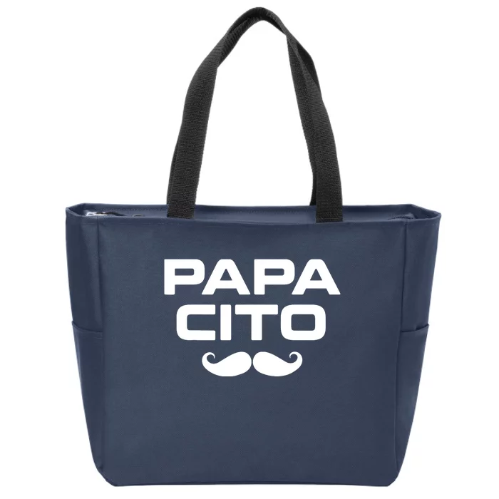 Papa Cito Mexican Sombrero Cinco De Mayo Zip Tote Bag