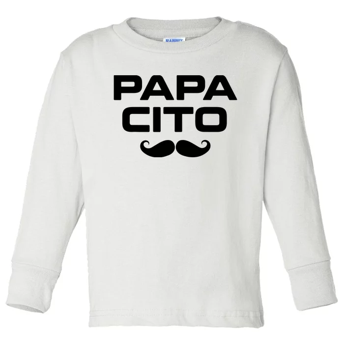 Papa Cito Mexican Sombrero Cinco De Mayo Toddler Long Sleeve Shirt