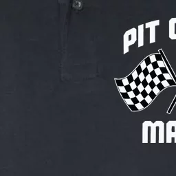 Pit Crew Mama Hosting Race Car Birthday Parties Party Softstyle Adult Sport Polo