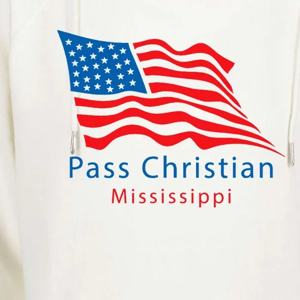 Pass Christian Mississippi Womens Funnel Neck Pullover Hood