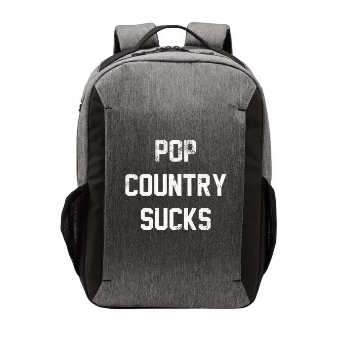 Pop Country Music Sucks Cute Gift Vector Backpack