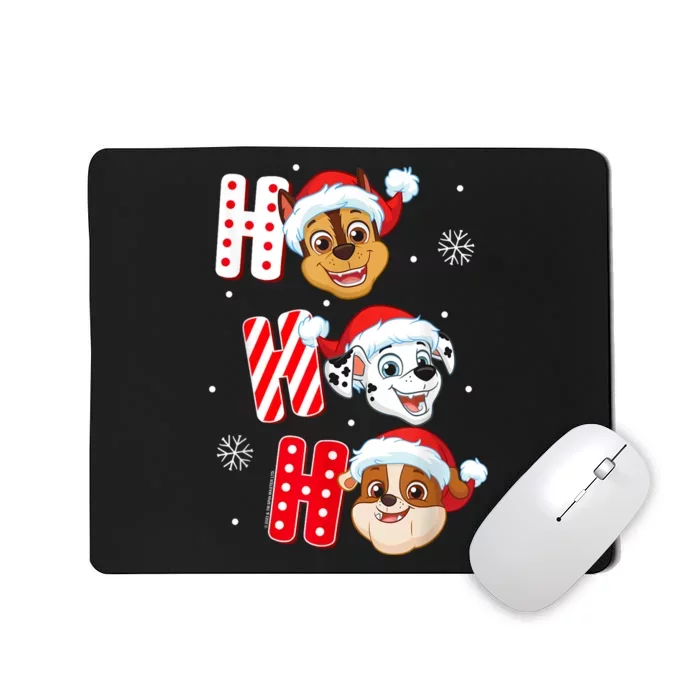 Pawpatrol Chase Marshall Rubble Christmas Santa Hats Mousepad