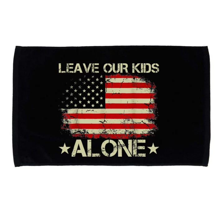 Parental Choice Matter Mom Dad Leave Our Alone USA Flag Microfiber Hand Towel