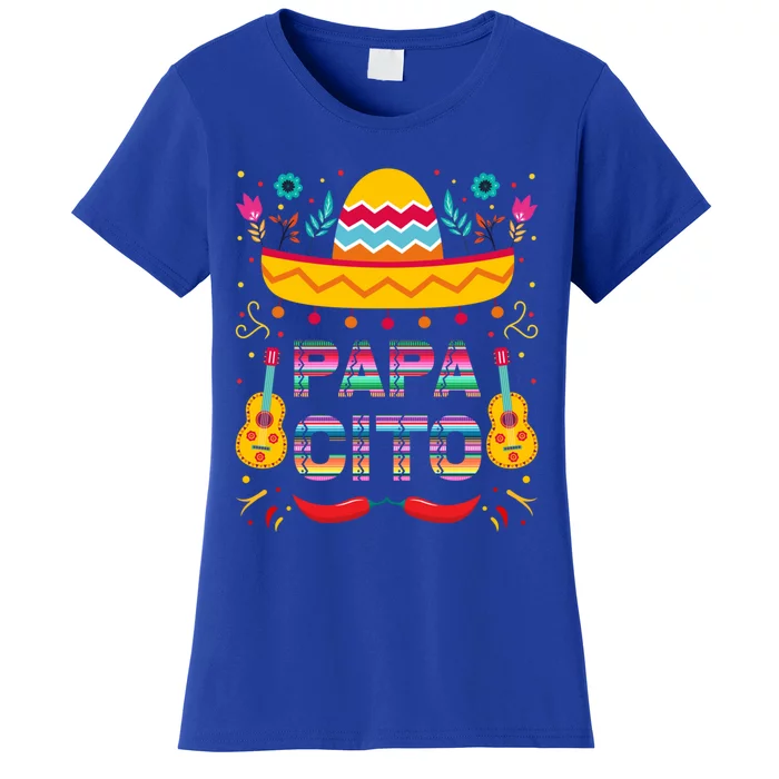 Papa Cito Mexican Costume For Dad Papa Father Cute Gift Women's T-Shirt