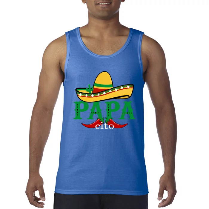 Papa Cito Mexican Sombrero Cinco De Mayo Gift Tank Top