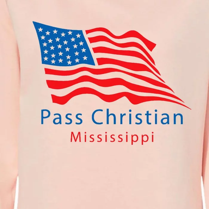 Pass Christian Mississippi Womens California Wash Sweatshirt