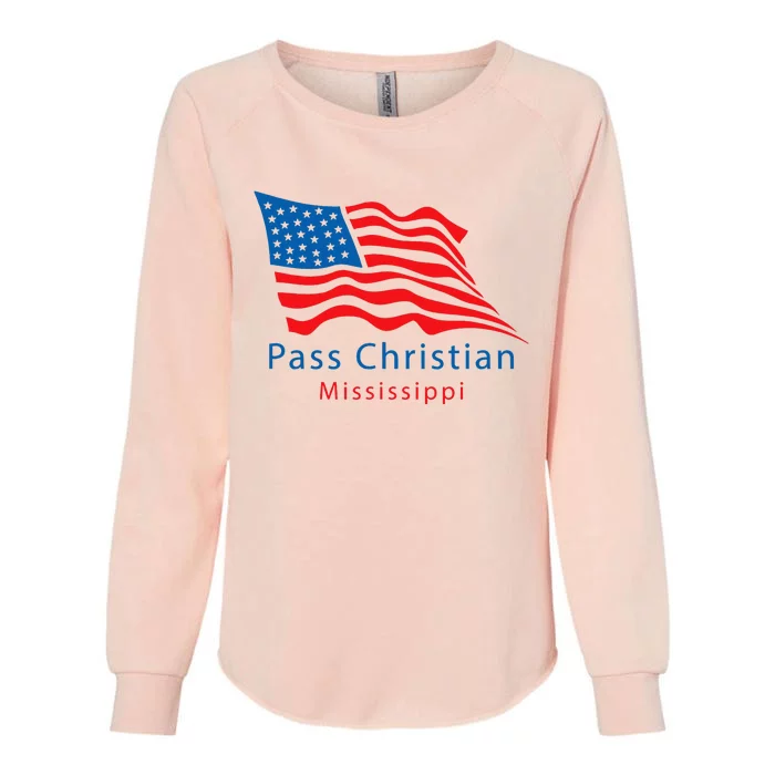 Pass Christian Mississippi Womens California Wash Sweatshirt