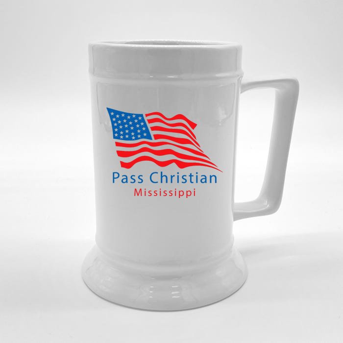 Pass Christian Mississippi Front & Back Beer Stein