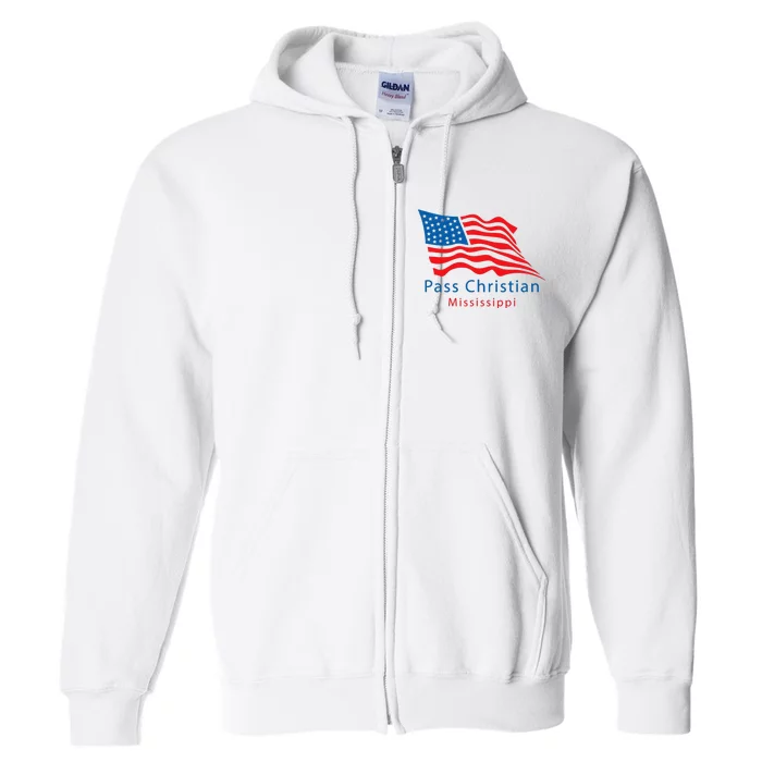 Pass Christian Mississippi Full Zip Hoodie