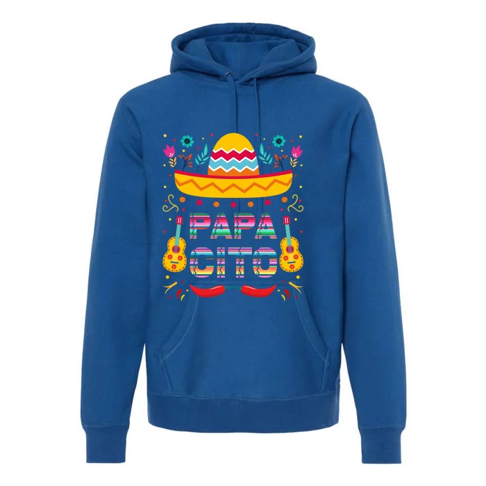 Papa Cito Mexican Costume For Dad Papa Father Meaningful Gift Premium Hoodie