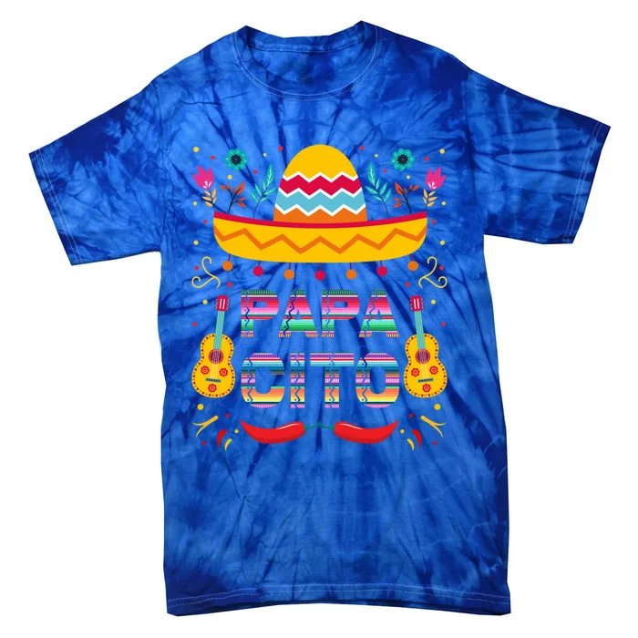 Papa Cito Mexican Costume For Dad Papa Father Meaningful Gift Tie-Dye T-Shirt