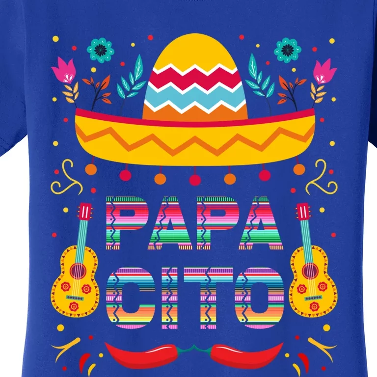 Papa Cito Mexican Costume For Dad Papa Father Meaningful Gift Women's T-Shirt