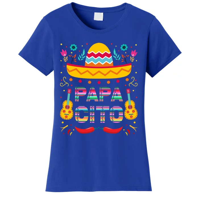 Papa Cito Mexican Costume For Dad Papa Father Meaningful Gift Women's T-Shirt