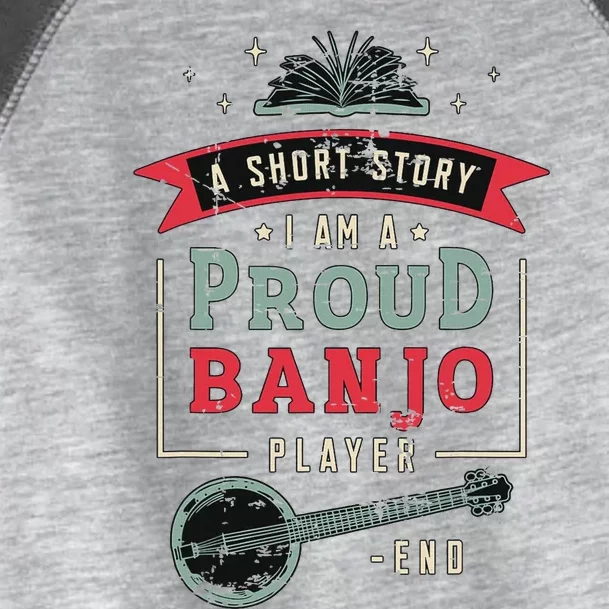 Proud Country Music Lover Banjo Player Toddler Fine Jersey T-Shirt