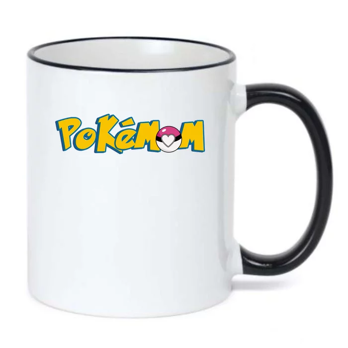 Pokemom Cute Mom Gift Black Color Changing Mug