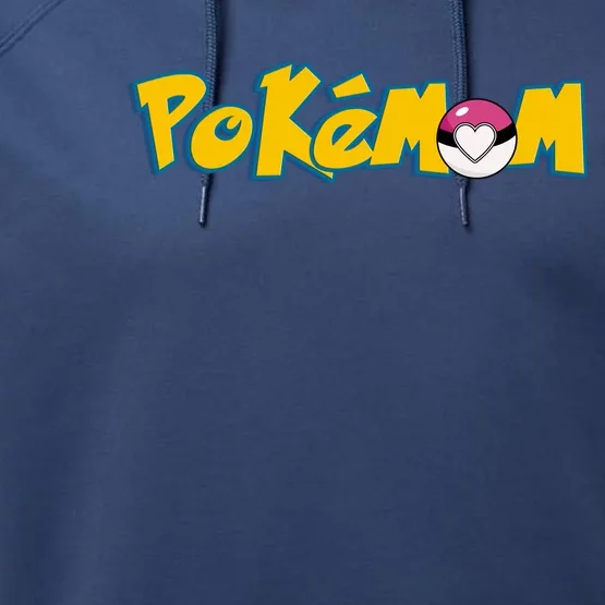 Pokemom Cute Mom Gift Performance Fleece Hoodie