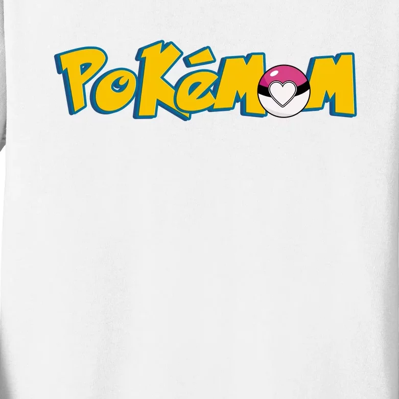 Pokemom Cute Mom Gift Kids Long Sleeve Shirt