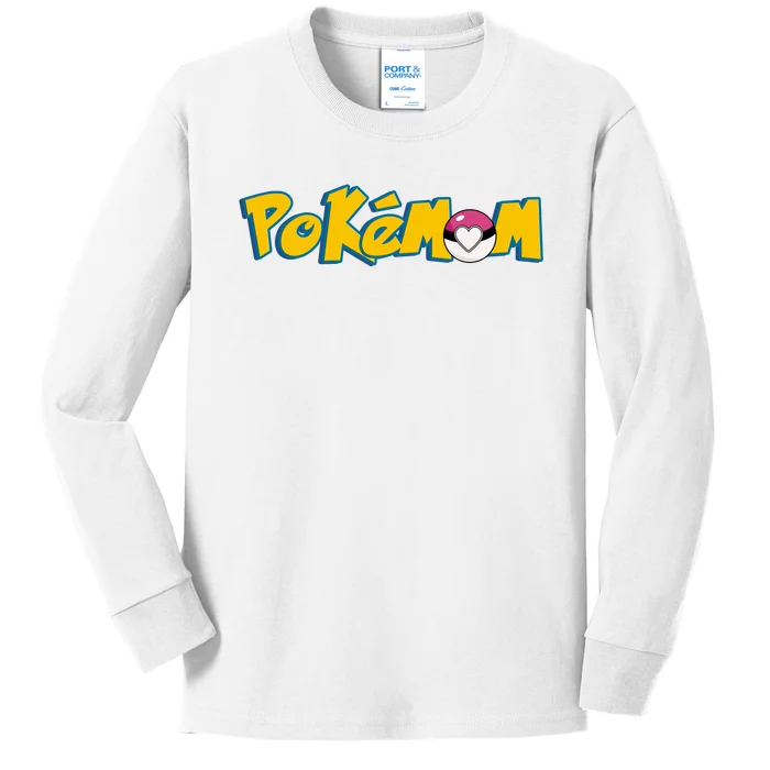 Pokemom Cute Mom Gift Kids Long Sleeve Shirt