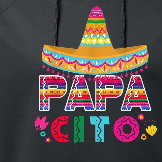 Papa Cito Mexican Cinco De Mayo Performance Fleece Hoodie