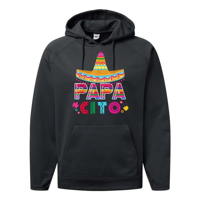 Papa Cito Mexican Cinco De Mayo Performance Fleece Hoodie