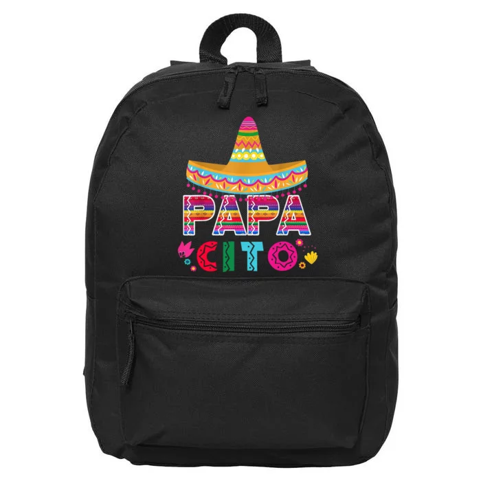 Papa Cito Mexican Cinco De Mayo 16 in Basic Backpack