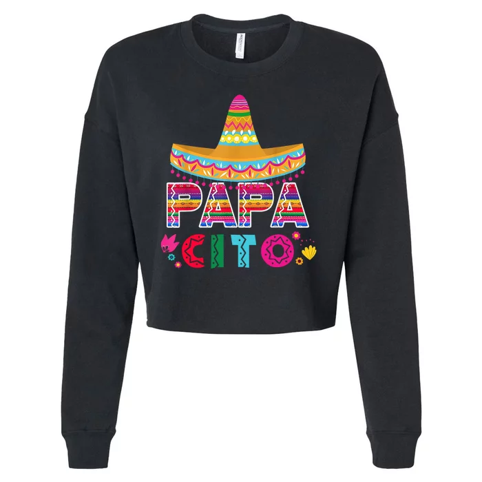 Papa Cito Mexican Cinco De Mayo Cropped Pullover Crew