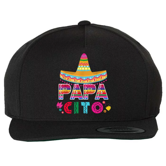 Papa Cito Mexican Cinco De Mayo Wool Snapback Cap