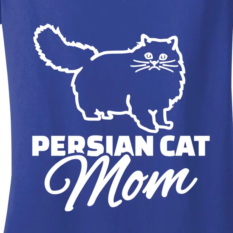 Persian Cat Mom Gift Women's V-Neck T-Shirt