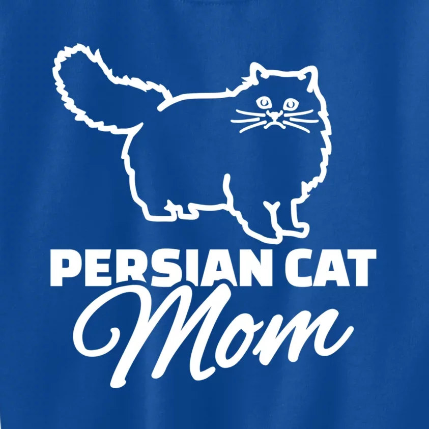 Persian Cat Mom Gift Kids Sweatshirt