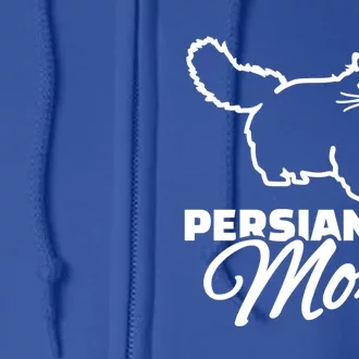 Persian Cat Mom Gift Full Zip Hoodie