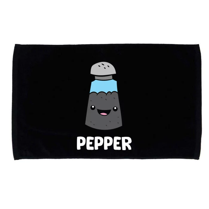 Pepper Costume Matching Pepper And Salt Couple Gift Microfiber Hand Towel