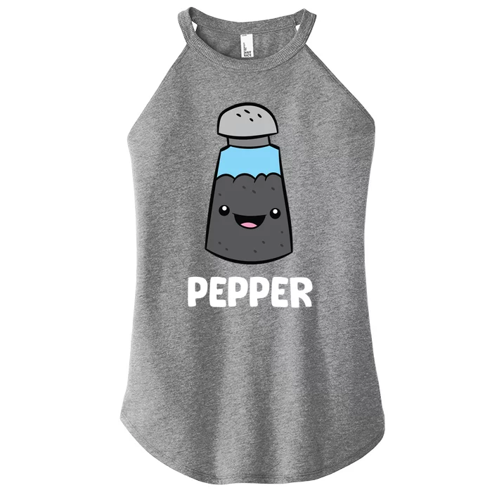 Pepper Costume Matching Pepper And Salt Couple Gift Women’s Perfect Tri Rocker Tank